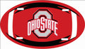 Ohio State University Buckeyes Aluminum Oval Football License Plate