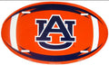 Auburn University Tigers Aluminum Oval Football License Plate