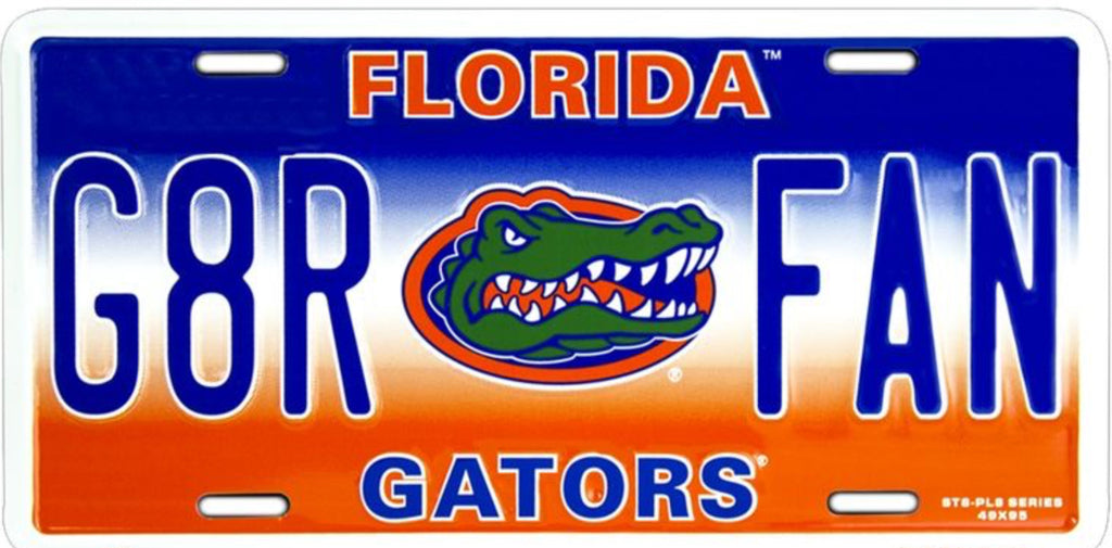 University of Florida Gators 12”x6” Embossed Aluminum License Plate