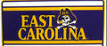 East Carolina Pirates 12”x6” Embossed Aluminum License Plate