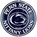 Penn State University Nittany Lions 12” Round Aluminum Sign.An Officially Licensed Product.