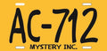 AC-712 Mystery Inc, Scooby Doo Inspired 12"x6" Embossed Aluminum License Plate