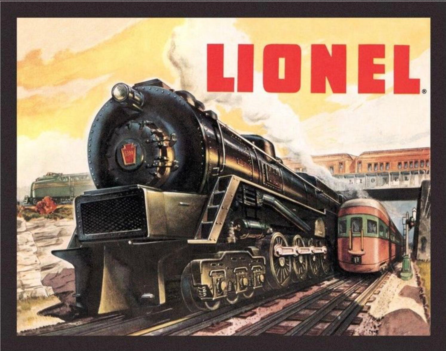 Lionel Trains Aluminum Sign 12.5" x 16"