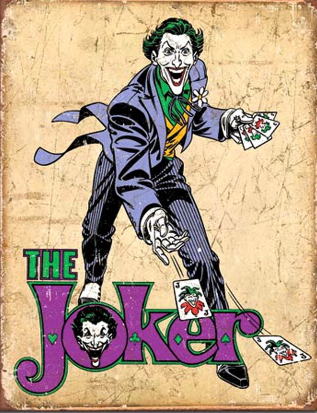 The Joker Aluminum Sign 12.5" x 16"