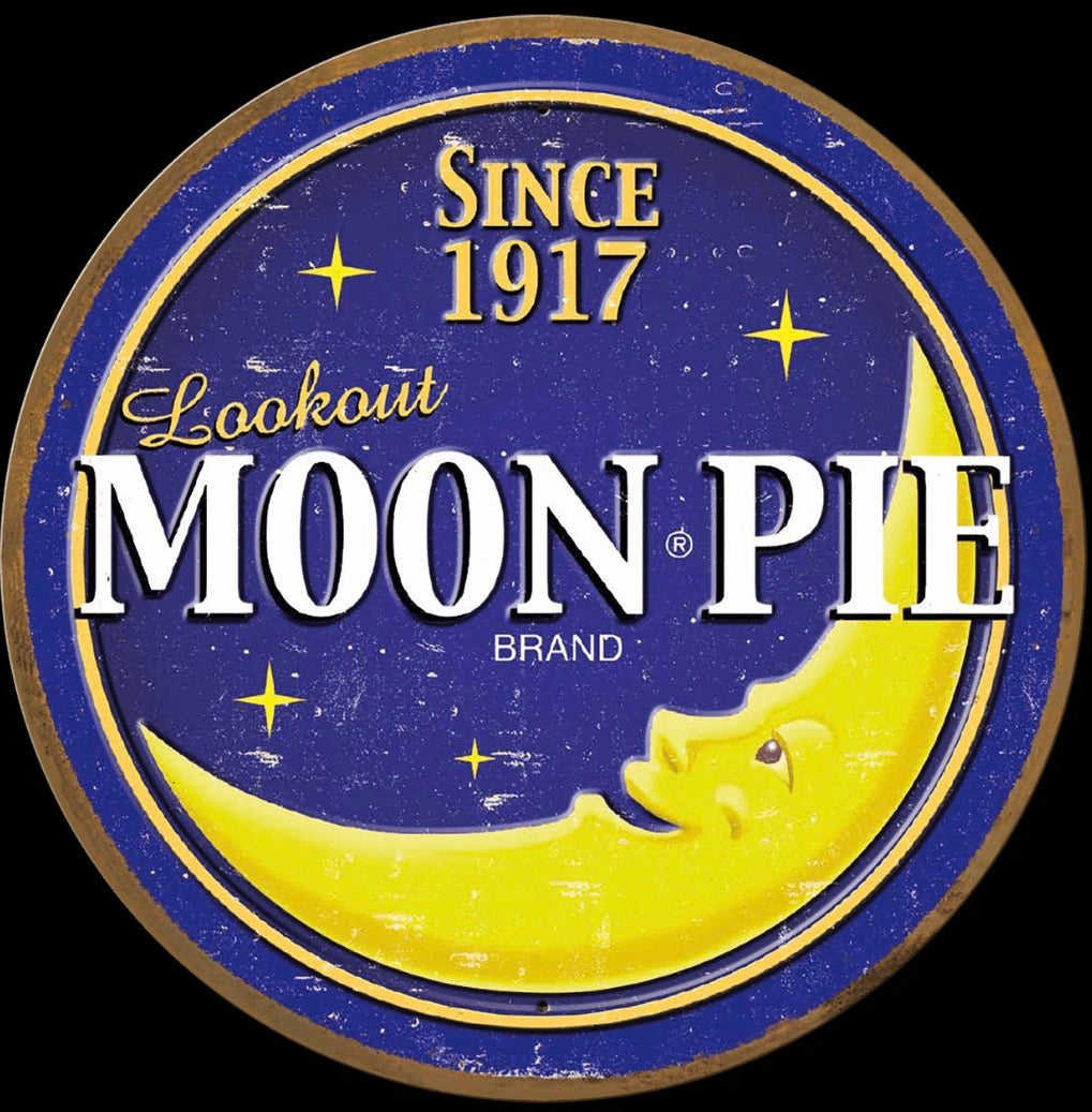 Moon Pie Since 1917 Aluminum Round 11.75” Diameter