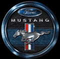 Ford Mustang Aluminum Round 11.75” Diameter Sign