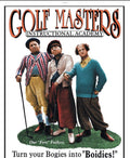 The Three Stooges Golf Masters Instructional Academy 12.5”x 16” Aluminum Sign