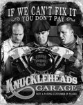 The Knuckleheads Garage,Three Stooges 12.5”x 16” Aluminum Sign