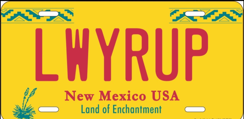 LWYRUP Better Call Saul Inspired 12"x6" Embossed Aluminum License Plate