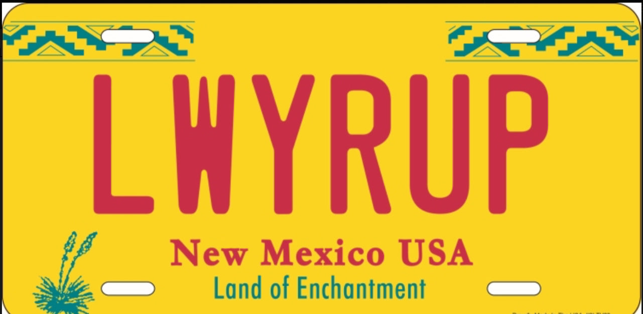 LWYRUP Better Call Saul Inspired 12"x6" Embossed Aluminum License Plate